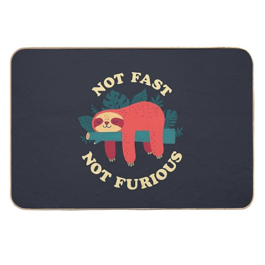 Not Fast, Not Furious  Multi-Purpose Bath Mat