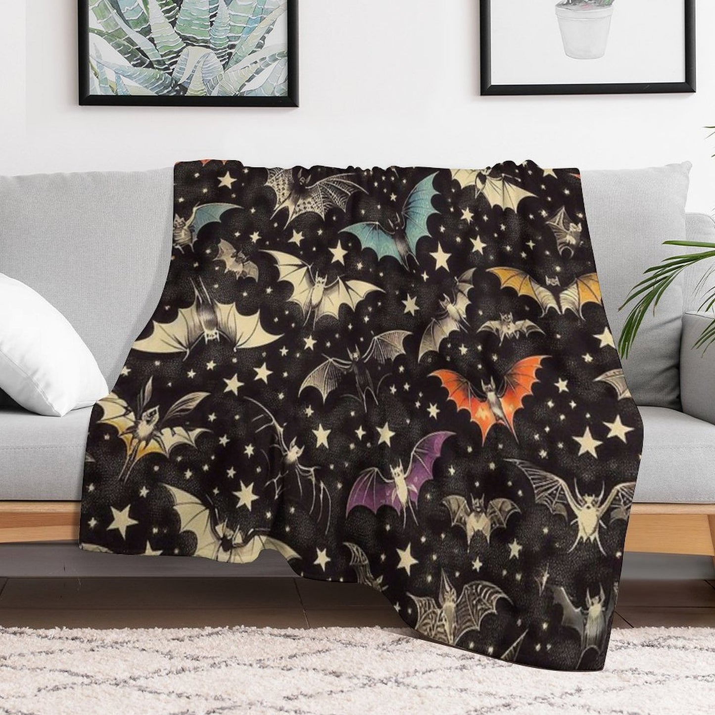 Bats Throw Blanket