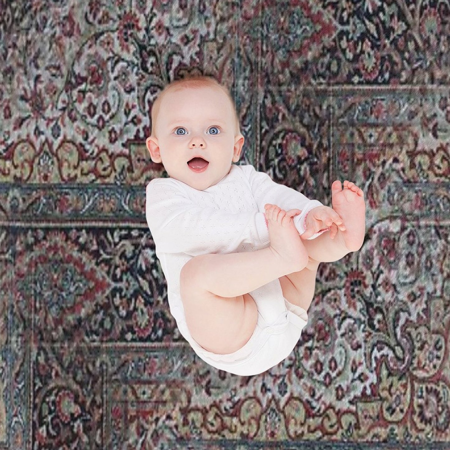 My Grandma's Carpet Throw Blanket