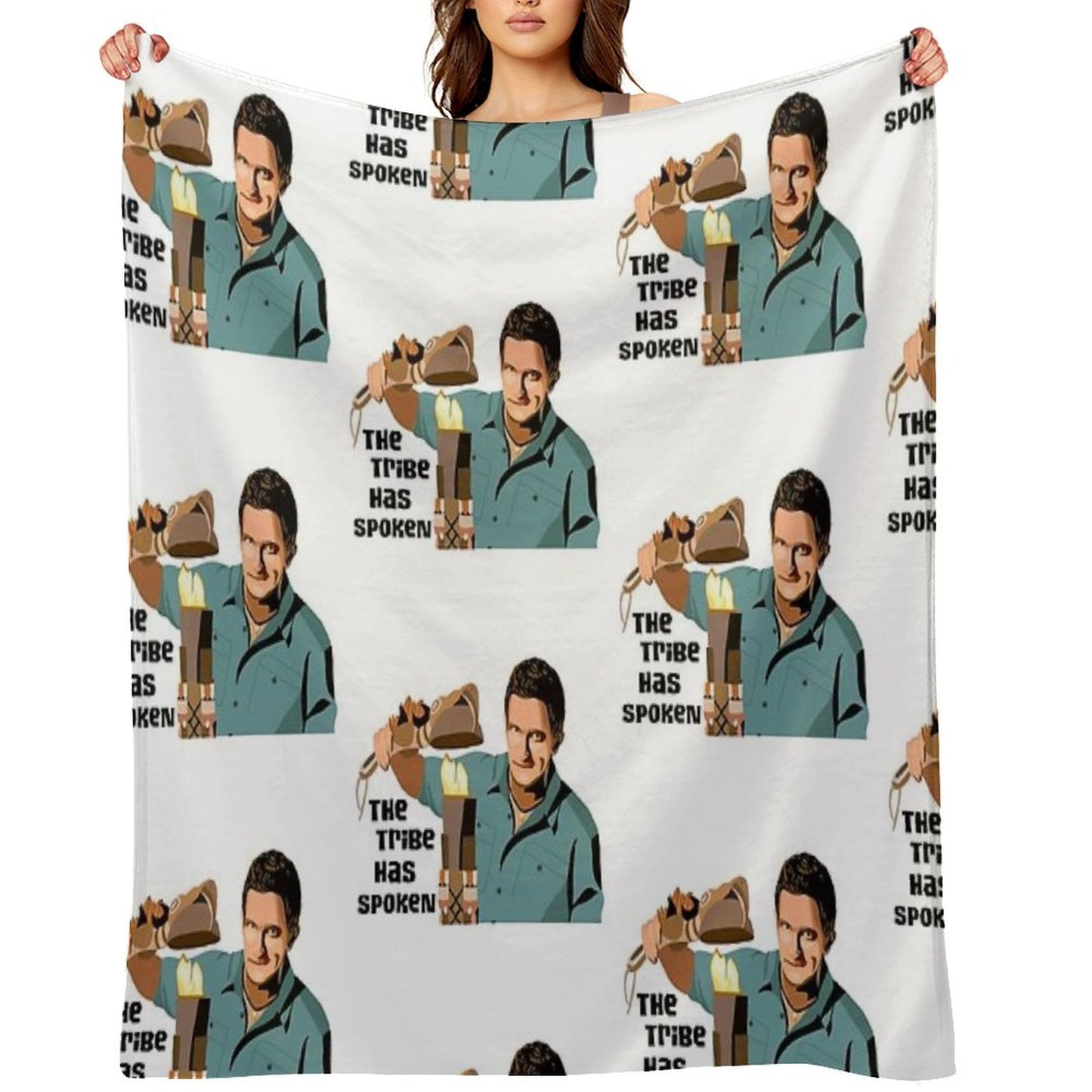Jeff Probst The Tribe Has Spoken Throw Blanket