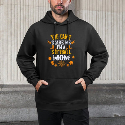 You Cant Scare Me Im A Softball Mom Halloween Customizable Surface Hoodie