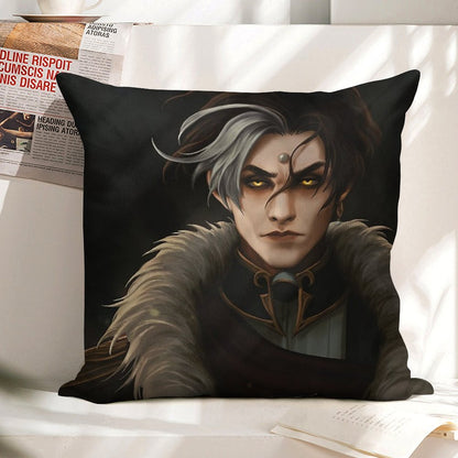 Emperor Linen Throw Pillow Cover