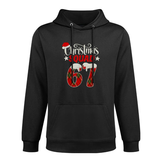 Funny 67 Six Seven Meme Brainrot 67 Christmas Squad All-Day Comfort Hoodie