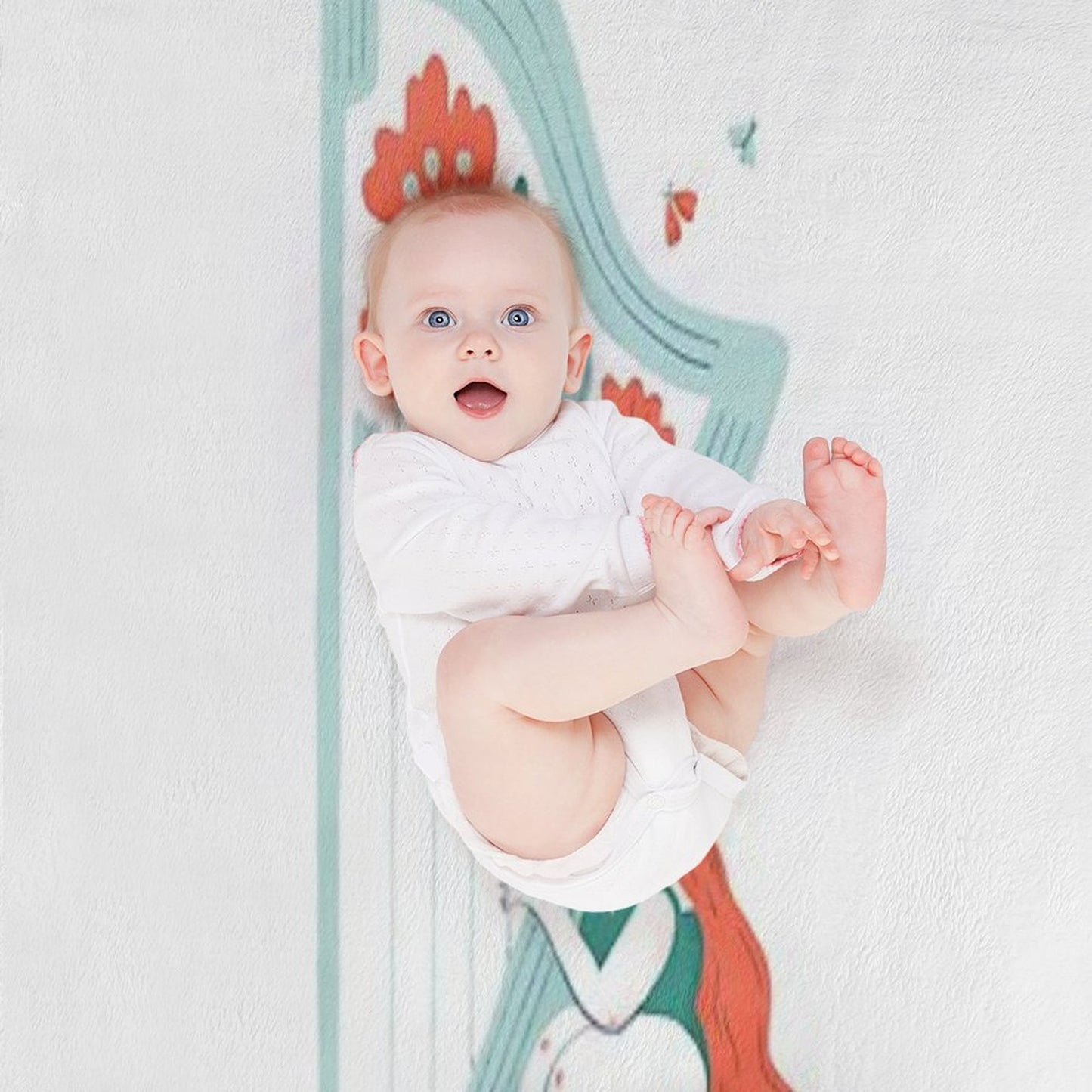 Floral Melody Throw Blanket