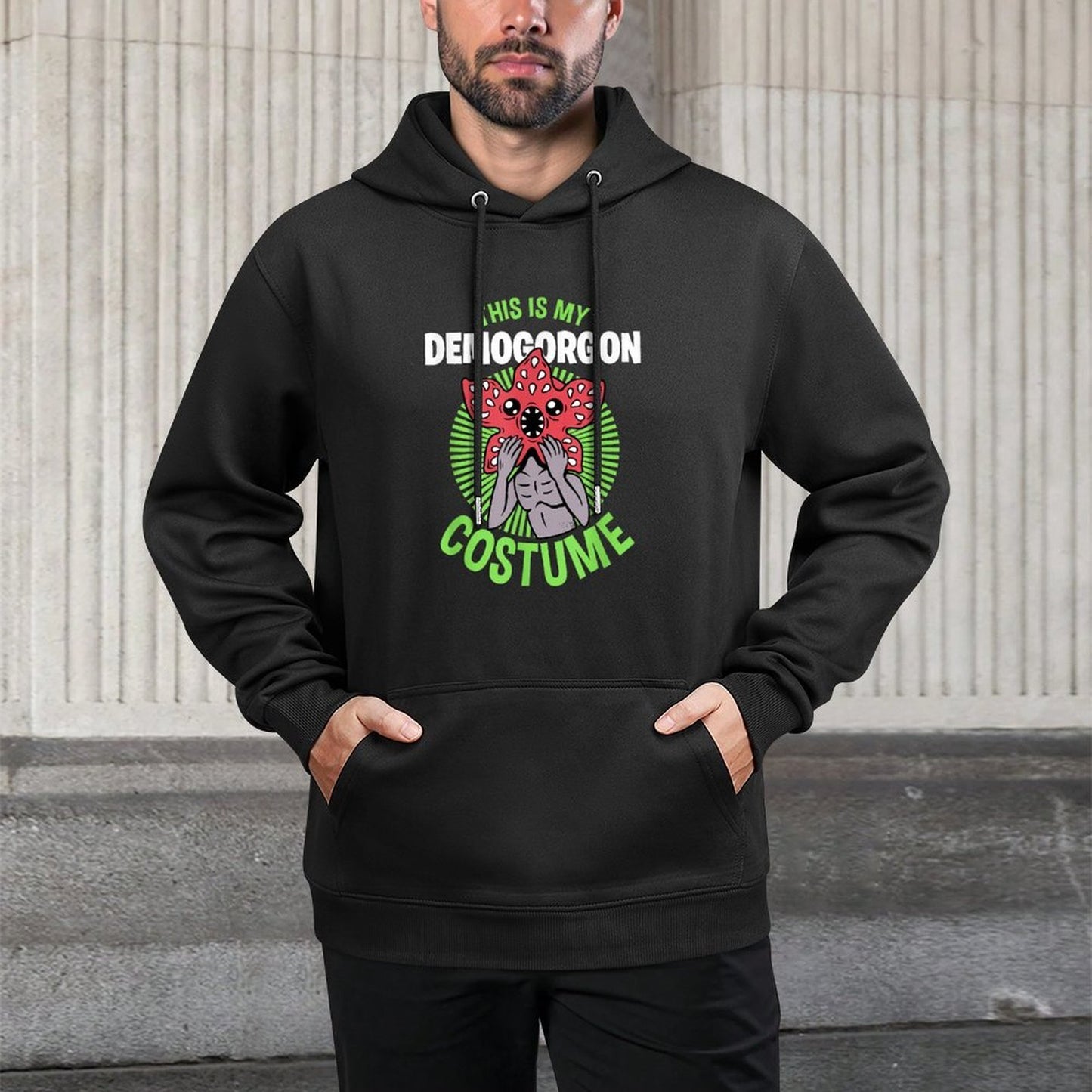 Stranger Things Halloween This Is My Demogorgon Costume Relaxed Fit Hoodie