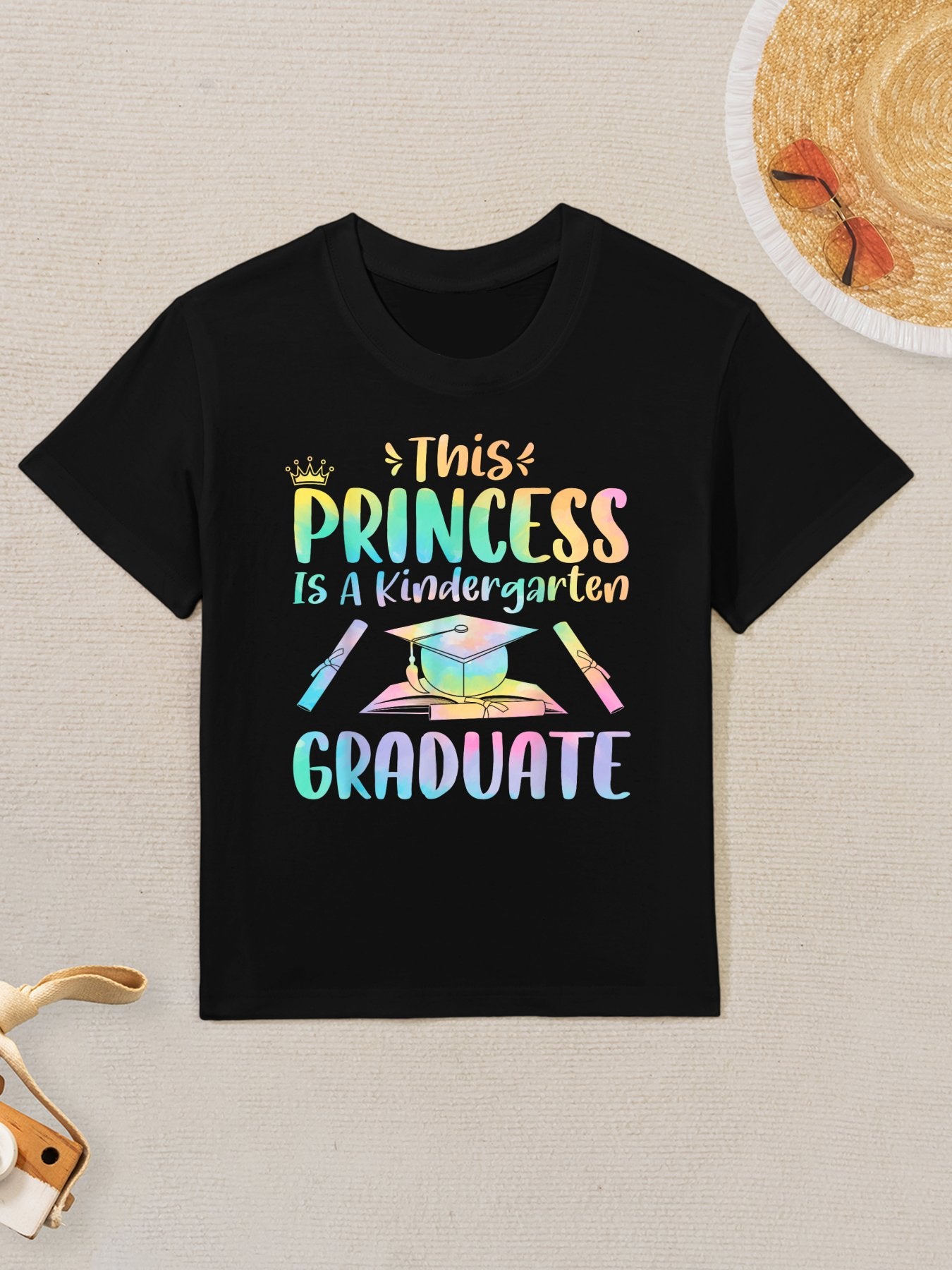 This Princess Is Kindergarten Graduate - Graduation Girl Kids T-Shirt