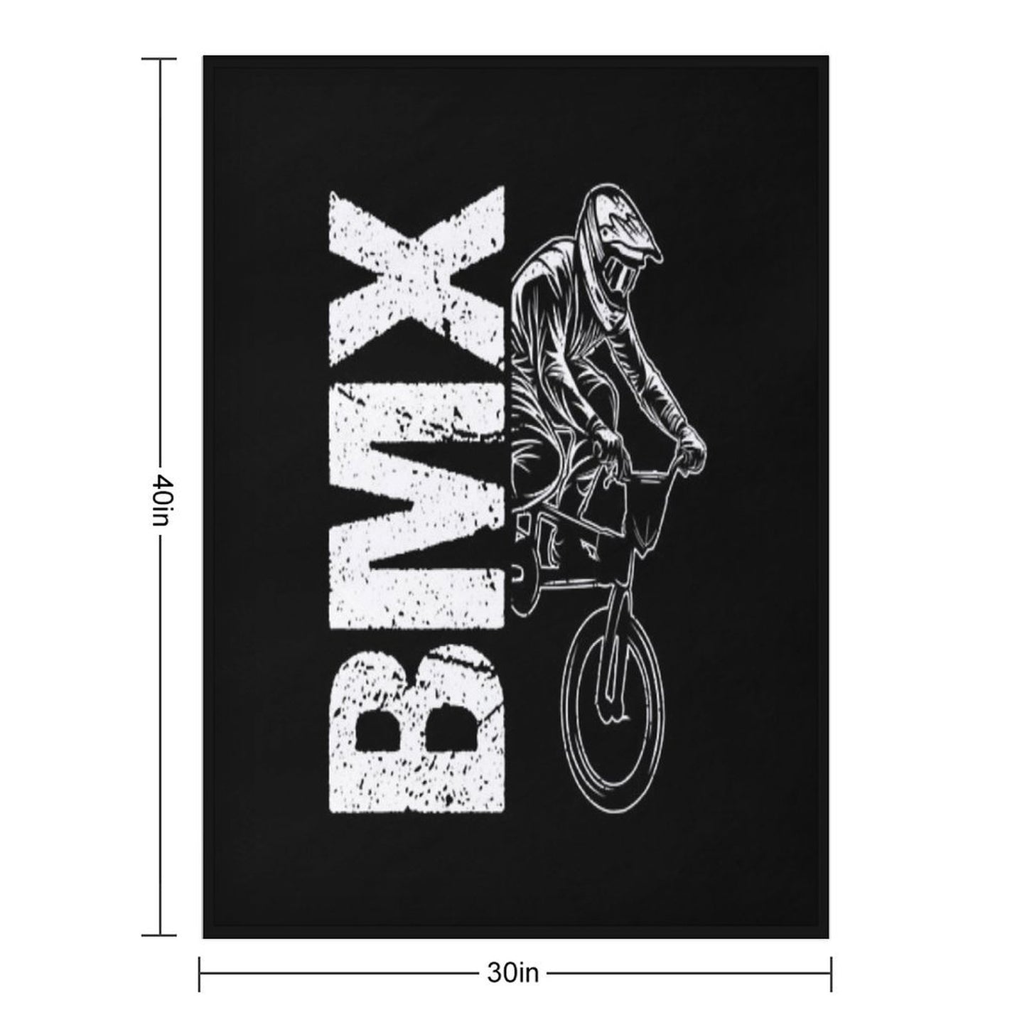 BMX Bike Hobby Sport BMX Gift Idea Throw Blanket