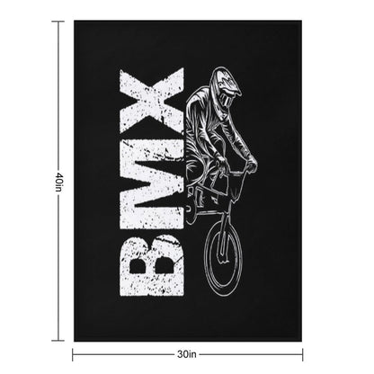 BMX Bike Hobby Sport BMX Gift Idea Throw Blanket