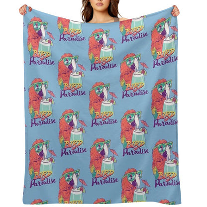 Bird Of Paradise Throw Blanket