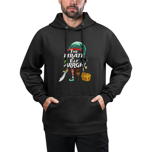 The Pirate Elf ARRGH Matching Family Christmas Pirate Versatile Streetwear Hoodie