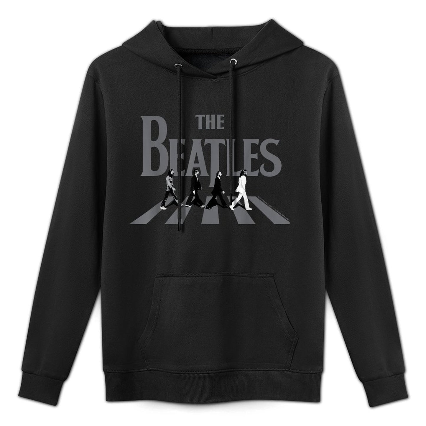 The Beatles - Abbey Road Greyscale Album Cover Casual Wear Hoodie