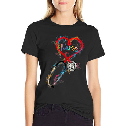 Watercol Nurse Life Nursing Nurse Week 2025 T-Shirt
