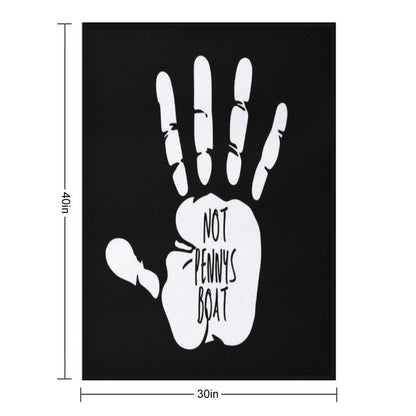 Lost Series Quote by Charly Pace Not Penny's Boat Throw Blanket