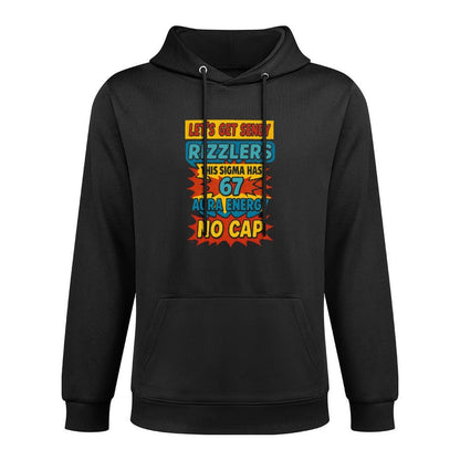 67 Six Seven Get Sendy Meme Design Funny 6 7 Sigma Rizzlers Customizable Surface Hoodie
