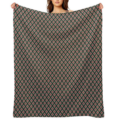 Earth Tones Wild Tiered Diamonds Throw Blanket