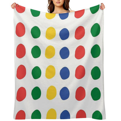 Twister Pattern Throw Blanket