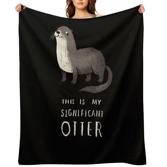 Significant Otter Throw Blanket