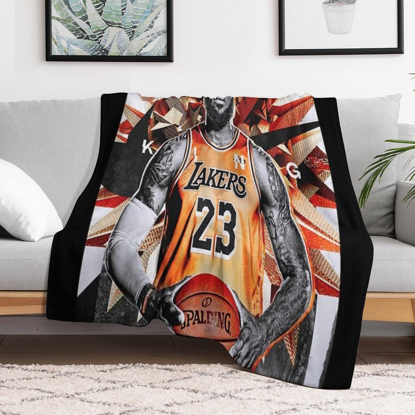 The King James 23 Throw Blanket