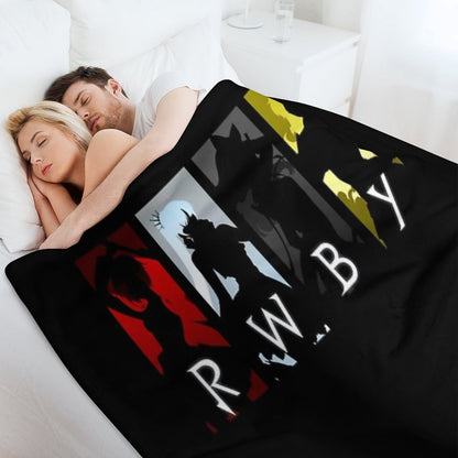 RWBY Silhouette Classic Throw Blanket