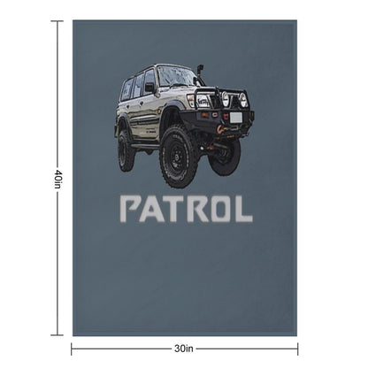 Nissan Patrol GU Throw Blanket