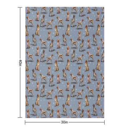 The Bracco Italiano Throw Blanket
