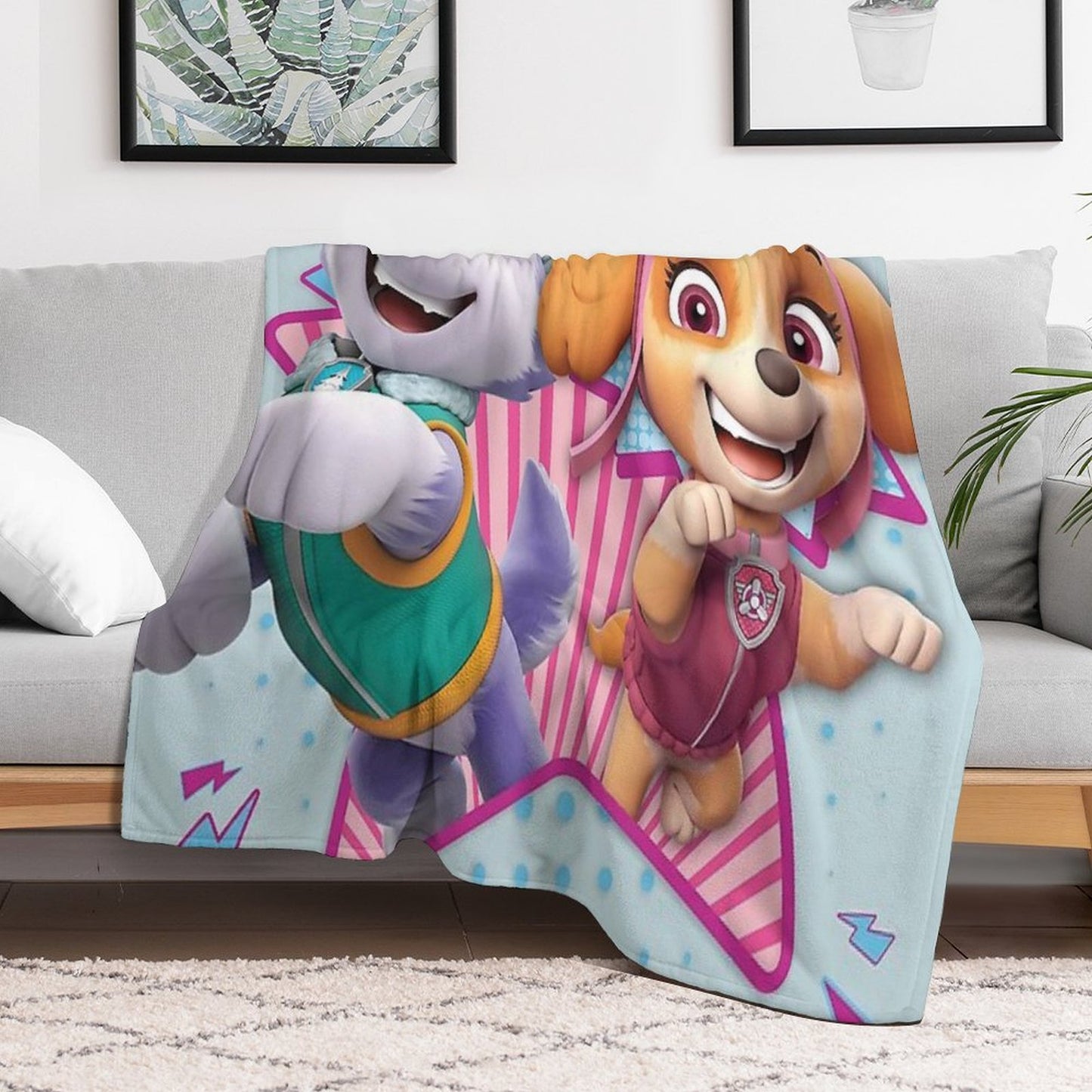 Skye And Everest Throw Blanket