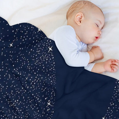 Starry Whale Throw Blanket