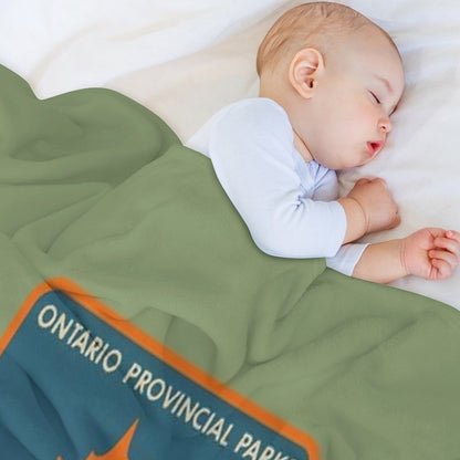Ontario Provincial Parks Throw Blanket