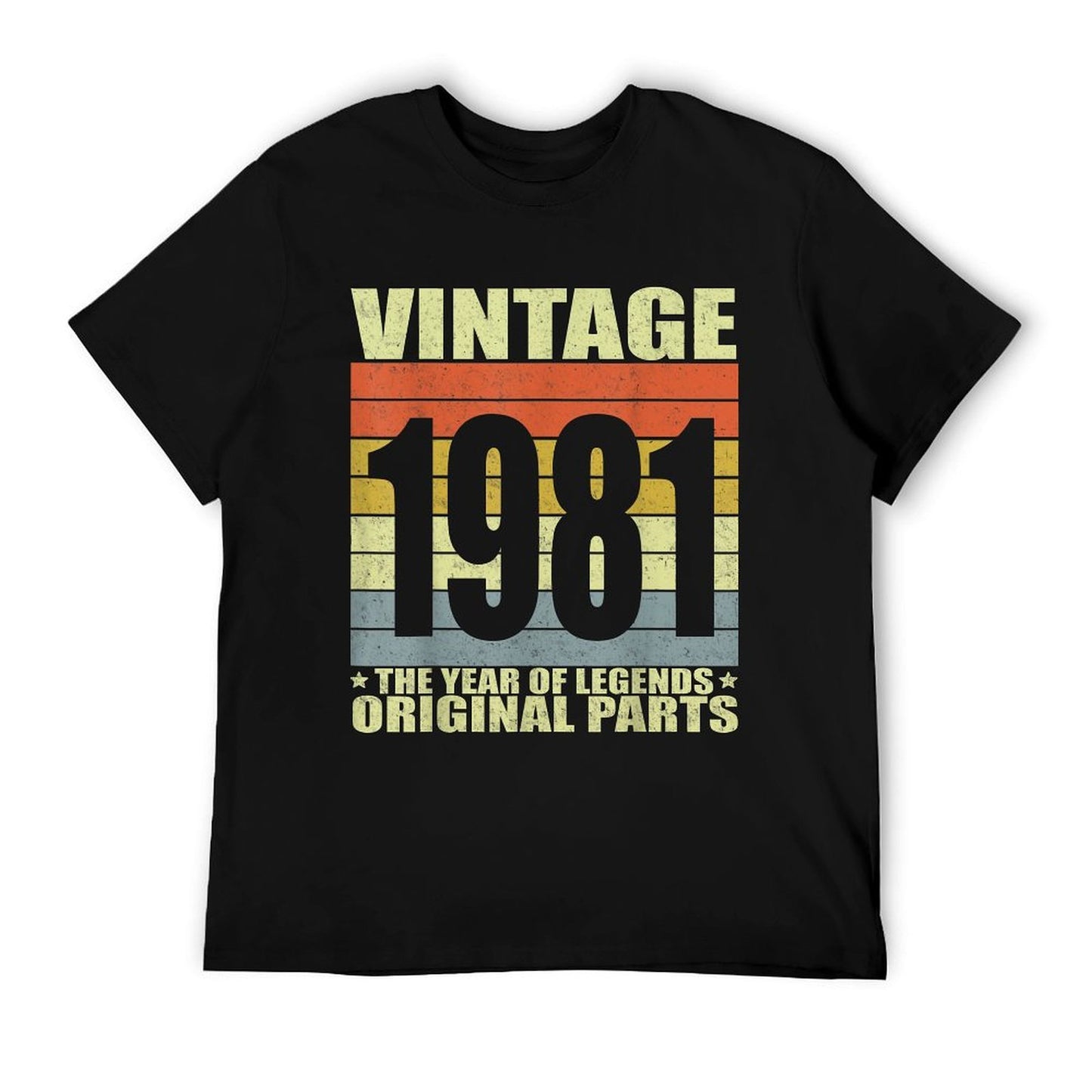 Vintage 1981 40th Birthday Gift Men Women 40 Years Old  Vintage-inspired T-Shirt