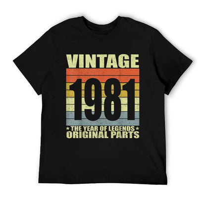 Vintage 1981 40th Birthday Gift Men Women 40 Years Old  Vintage-inspired T-Shirt