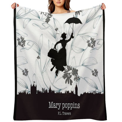 Mary Poppins Throw Blanket