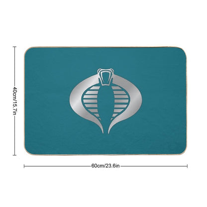 Gi Joe Cobra Copperhead Logo Bath Mat