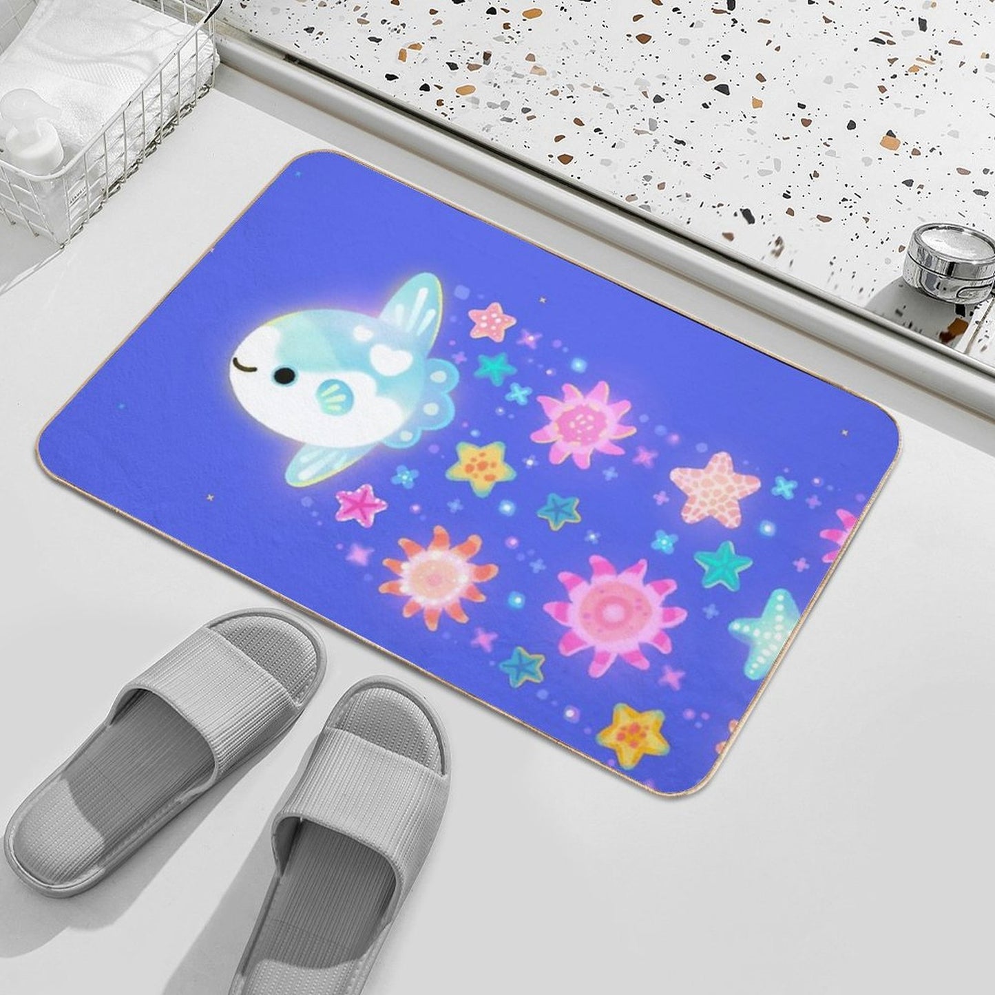Sun And Star  Easy To Clean Bath Mat