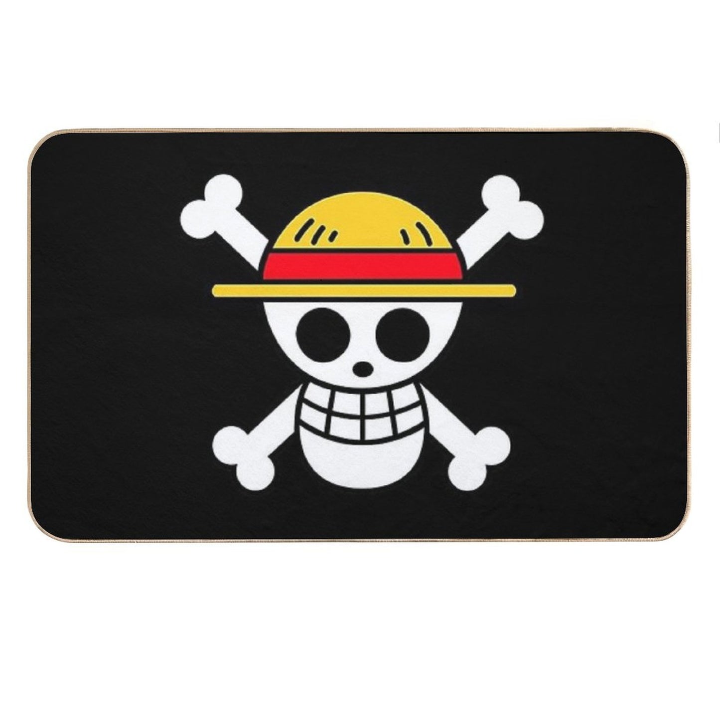 One Piece Mask Stickers Bath Mat