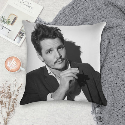 Pedro Pascal Soft Skin-Friendly Throw Pillow