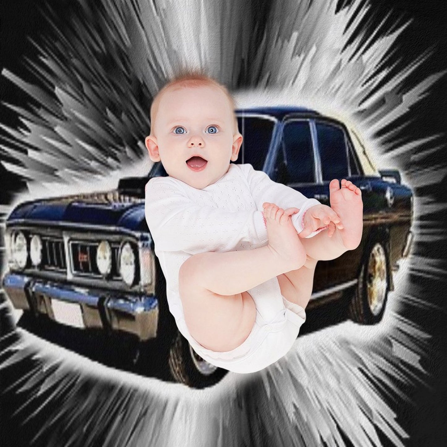 Gs Xy Ford Falcon Throw Blanket