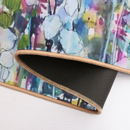 Colorful Side Road  High-Traffic Bath Mat