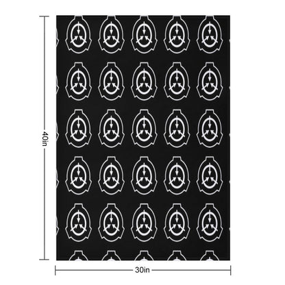 SCP Symbol (Black) Throw Blanket