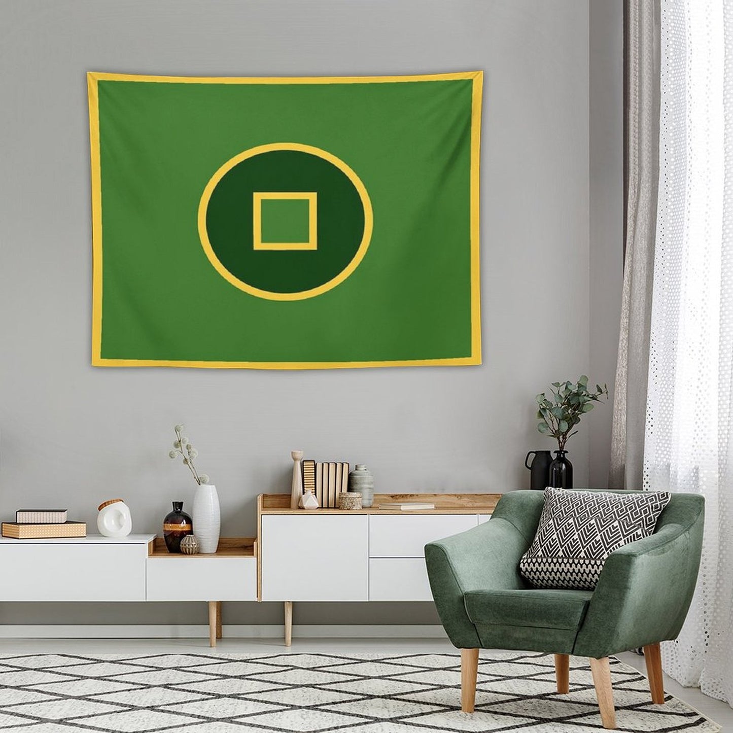Earth Kingdom Flag Tapestry