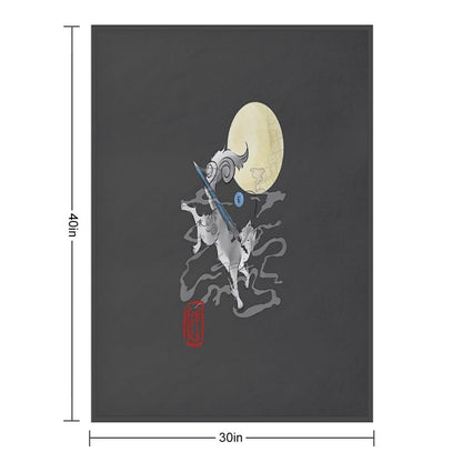 The Great Grey Wolf - Sifkami Throw Blanket