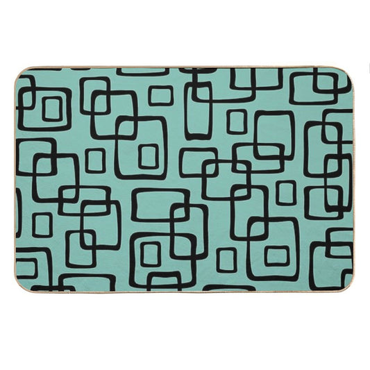 Mid Century Modern Decoration Bath Mat