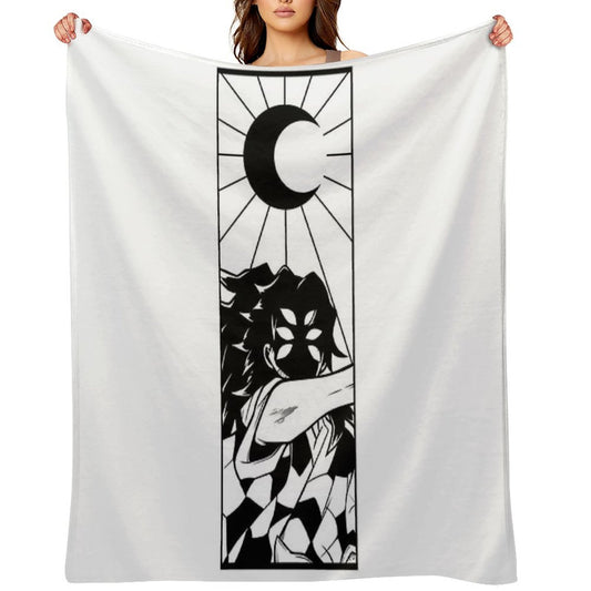 The Upper Moon One Throw Blanket