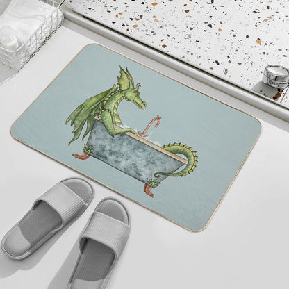 Dragons Love Bubble Baths Bath Mat