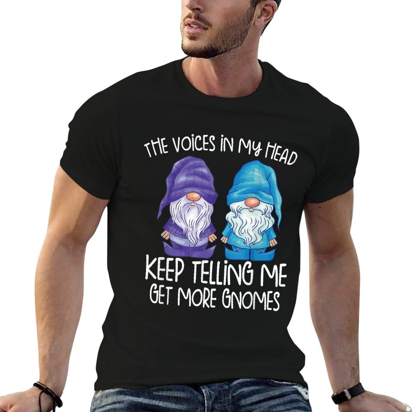 The Little Voices in My Head Keep Telling Me Get More Gnomes T-Shirt