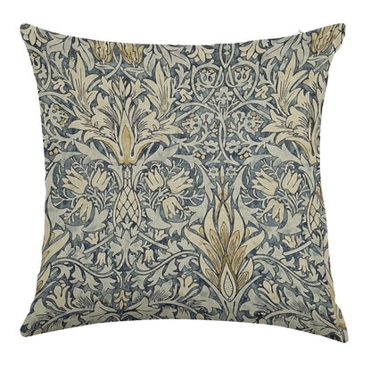 William Morris Snakeshead Pattern Linen Throw Pillow Cover