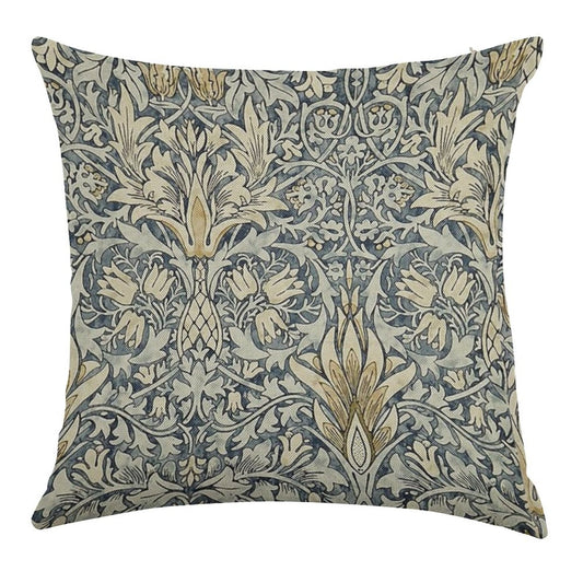 William Morris Snakeshead Pattern Linen Throw Pillow Cover