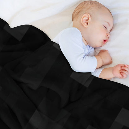 Enderman Pattern Throw Blanket