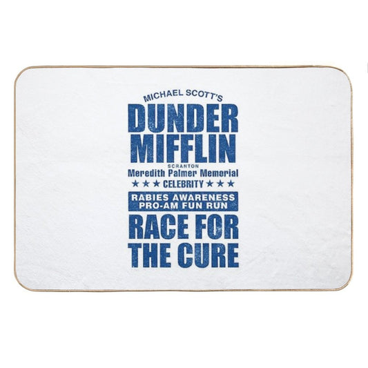 Dunder Mifflin Rabies Awareness Race for The Cure Bath Mat