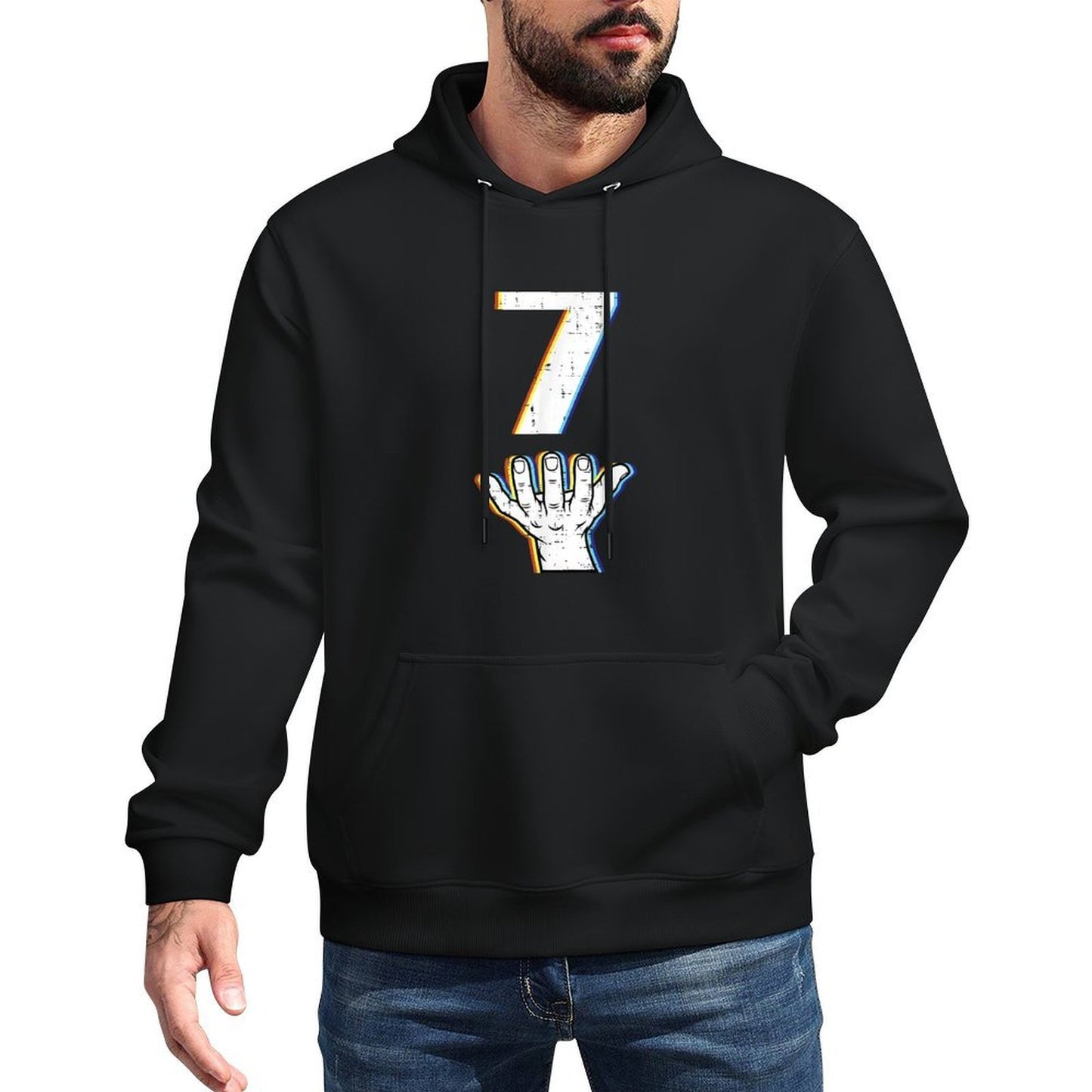 Number 7 Matching 67 Meme Halloween Costume Men Women Kids Easy Care Hoodie