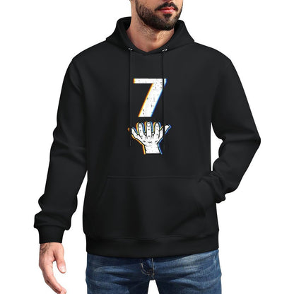 Number 7 Matching 67 Meme Halloween Costume Men Women Kids Easy Care Hoodie